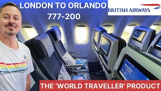 British Airways Boeing  777-200 from London Gatwick to Orlando International (Wo