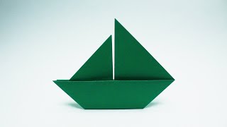 Comment faire un voilier origami à partir de papier. Voilier origami