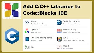 Add C/C++ libraries to C/C++ Projects using CodeBlocks IDE: Include and Lib Folders + Lib Files