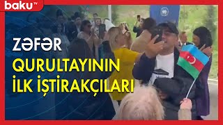 Zəfər Qurultayının ilk iştirakçıları  - BAKU TV