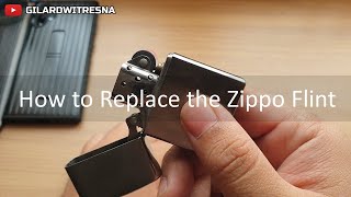 How to Replace the Zippo Flint | Mengganti batu Zippo