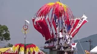 ２０１６川渡り神幸祭　お旅所出発！お神輿河川敷・ 山笠ガブリ勇壮！