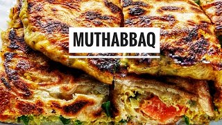 MUTHABBAQ | അറേബ്യൻ രാജ്യങ്ങളിൽ നിന്ന് കുടിയേറിയ അറബികളുടെ മുട്ടപൊറോട്ട അഥവാ മുതബ്ബക് | Foodie Sha |