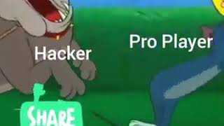 Hacker vs Pro-Player meme 😂 tom and jerry