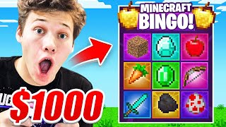First To Finish Minecraft *BINGO* Wins $1,000