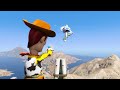 gta 5 water ragdolls buzz lightyear woody and jessie 2 toy story