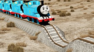 Thomas & Trains vs Potholes | BeamNG.Drive
