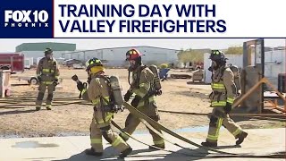 Reporter joins local firefighters for training