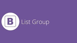 Bootstrap tutorial 14 - List Group