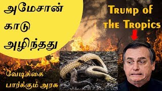 அமேசான் காடு அழிந்தது: வேடிக்கை பார்க்கும் பிரேசில் அரசு | Amazon Forest Fire: Latest Update | Tamil