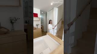 【ルームツアー】吹き抜けリビングを気持ちいい！北欧スタイルのお家｜注文住宅｜間取り付きRoomTour #shorts