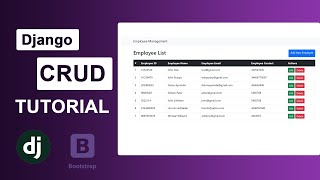 Django CRUD Operations Tutorial: Simple Employee Management System
