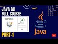 How to create Java Swing Jframe and Jpanel / java gui full course                   / part 1