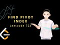 Leetcode 724 - Find Pivot Index (JAVA Solution Explained!)