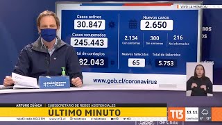 Coronavirus en Chile: balance oficial 1 de julio