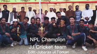 NPL 2020,2021Champions J.I Cricket team