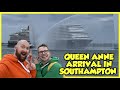 Cunard Queen Anne arrival in to Southampton