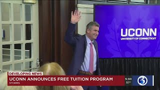 VIDEO: Lower-income CT student to received free tuition to UConn starting in fall of 2020