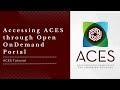 ACES Tutorial: Accessing ACES Portal through Open OnDemand