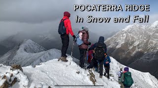 Pocaterra Ridge Hike In Snowfall | Kananaskis, Alberta