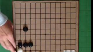 围棋 死活021：死活急所，直三点中