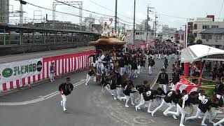 平成30年だんじり動画　春木地区パレード（9月15日）松風町