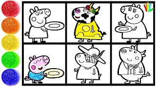 How to Draw Peppa Pig's Family - Peppa Pig’s Epic Buffet & The Wackiest Wedding - Nonstop Laughs! 🐷🍕