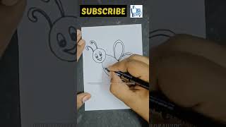 Simple Draw Cute Honey Bee by dowlatheef
