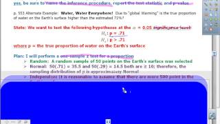 Chapter 9 Testing a Claim Part III