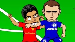 😁LUIS SUAREZ BITE😁 by 442oons (Suarez Evra Ivanovic football cartoon) Seven Sins of Suarez