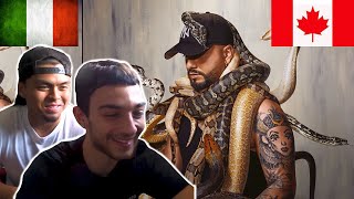 HE DISSED HIM! CANADIANS REACT TO ITALIAN RAP - LELE BLADE - EXTENDO FT. PAKY