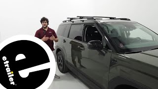 etrailer | A Closer Look at the Rhino Rack Custom Fit Roof Rack Kit on a 2024 Hyundai Santa Fe