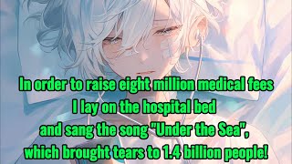I lay on the hospital bed, singing the song "Under the Sea" and made 1.4 billion people cry!