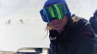 Summer skiing in Saas Fee with Sarah Hoefflin