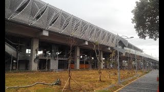 [台中鐵路高架化紀錄]新高架化-潭子站 站內實景-2018/11/1