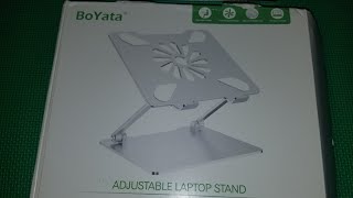 Boyata Adjustable Laptop Stand quick look unboxing