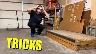 CRAZY SCOOTER TRICKS IN MY GARAGE!!