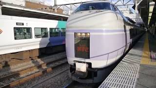 JR東日本E351系 特急スーパーあずさ松本行 甲府駅発車