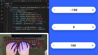Input Number Steppers: HTML CSS and JavaScript Tutorial
