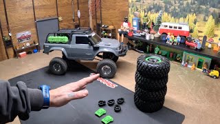 Traxxas Trx4 Sport High Trail Launch Edition, Diffs, Brass Portals, Wheels & Tires, Part 3