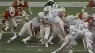 1982 Playoffs - Dolphins Over Patriots 28-13; Highlights With Radio Call