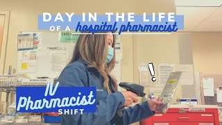 A FULL day in the life of a hospital pharmacist | IV Central Shift
