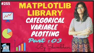 Matplotlib library categorical variable plotting part:03 | data science | exploratory data analysis