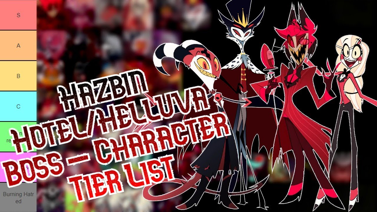 Hazbin Hotel/Helluva Boss Character - Tier List - YouTube