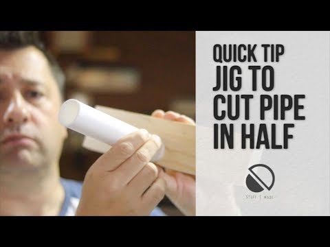 QUICK TIP - Cut Pipe Accurately in Half (down the length) QUICK TIP - Cut Pipe Accurately in Half (down the length)