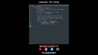 Leetcode 135. Candy in Python | Python Leetcode | Python Coding Tutorial | Python Coding ASMR