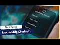 How to use accessibility shortcuts | Apple Accessibility Features