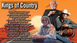 Alan Jackson, Kenny Rogers, John Denver Greatest Country Songs Hits - Classic Male Country Singers