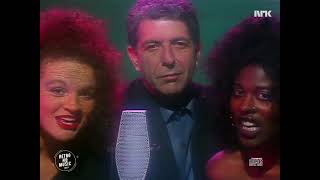 LEONARD COHEN - TopPop (NRK - 1988) [HQ Audio] - First we take Manhattan