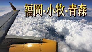 【FDA着陸の醍醐味前編】福岡空港・小牧空港・青森空港の機窓風景